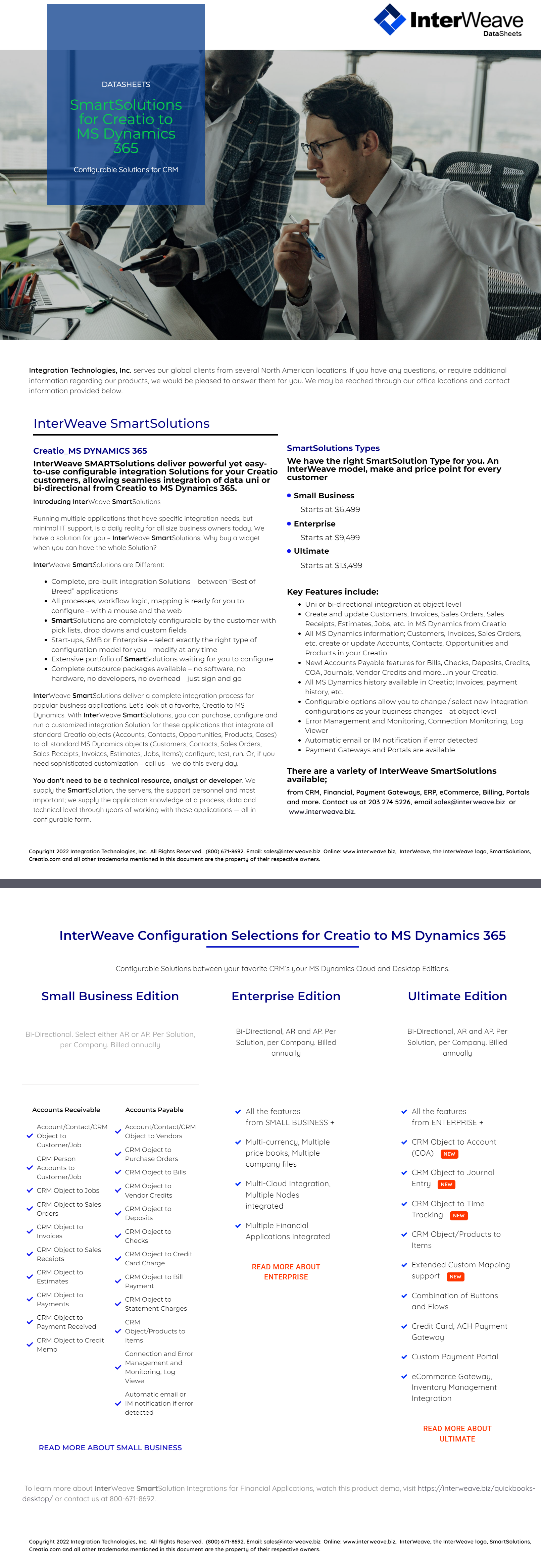 Creatio to MS Dynamics