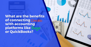 What are the benefits of connecting Creatio with accounting platforms like Sage or QuickBooks?