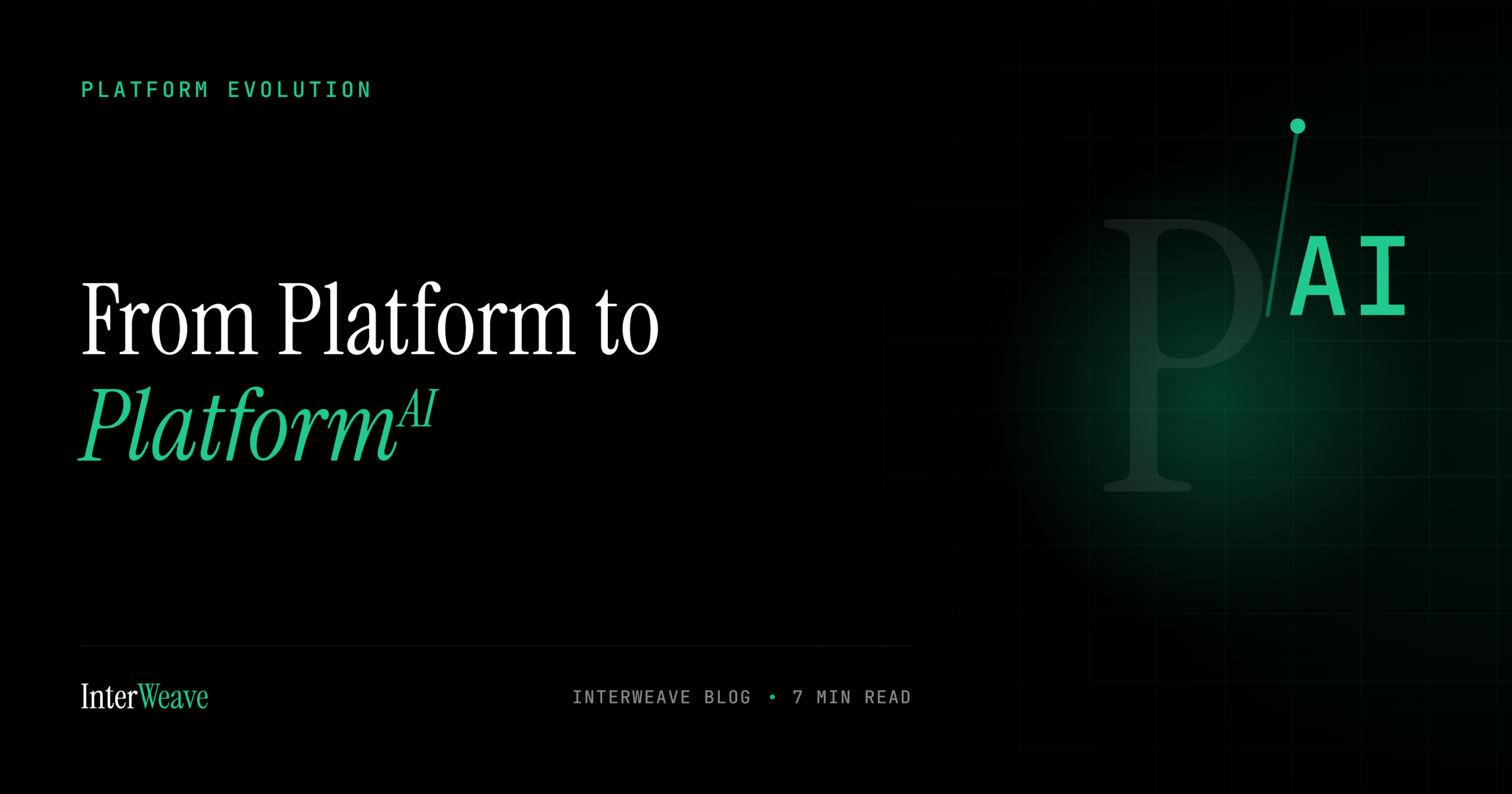 From Platform to Platform^AI: What the Superscript Really Means