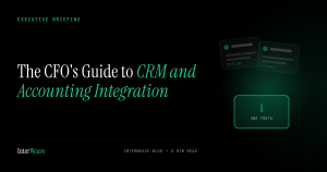 CRM integration usually gets pitched to sales leadership. That's a mistake. The executive with the most to gain from connecting the CRM to the accounting system is the CFO — because the gap between those two systems is where forecasts go wrong, cash gets stuck, the close drags, and audit questions turn into archaeology. Here's what integration changes across the five things the office of the CFO owns.