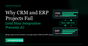 Industry analysts have repeated the same finding for two decades: somewhere between a third and two-thirds of CRM and ERP implementations fail to deliver their expected value. The software rarely gets the blame it deserves the least — and the real culprit almost never appears in the project plan. It's the space between the systems.