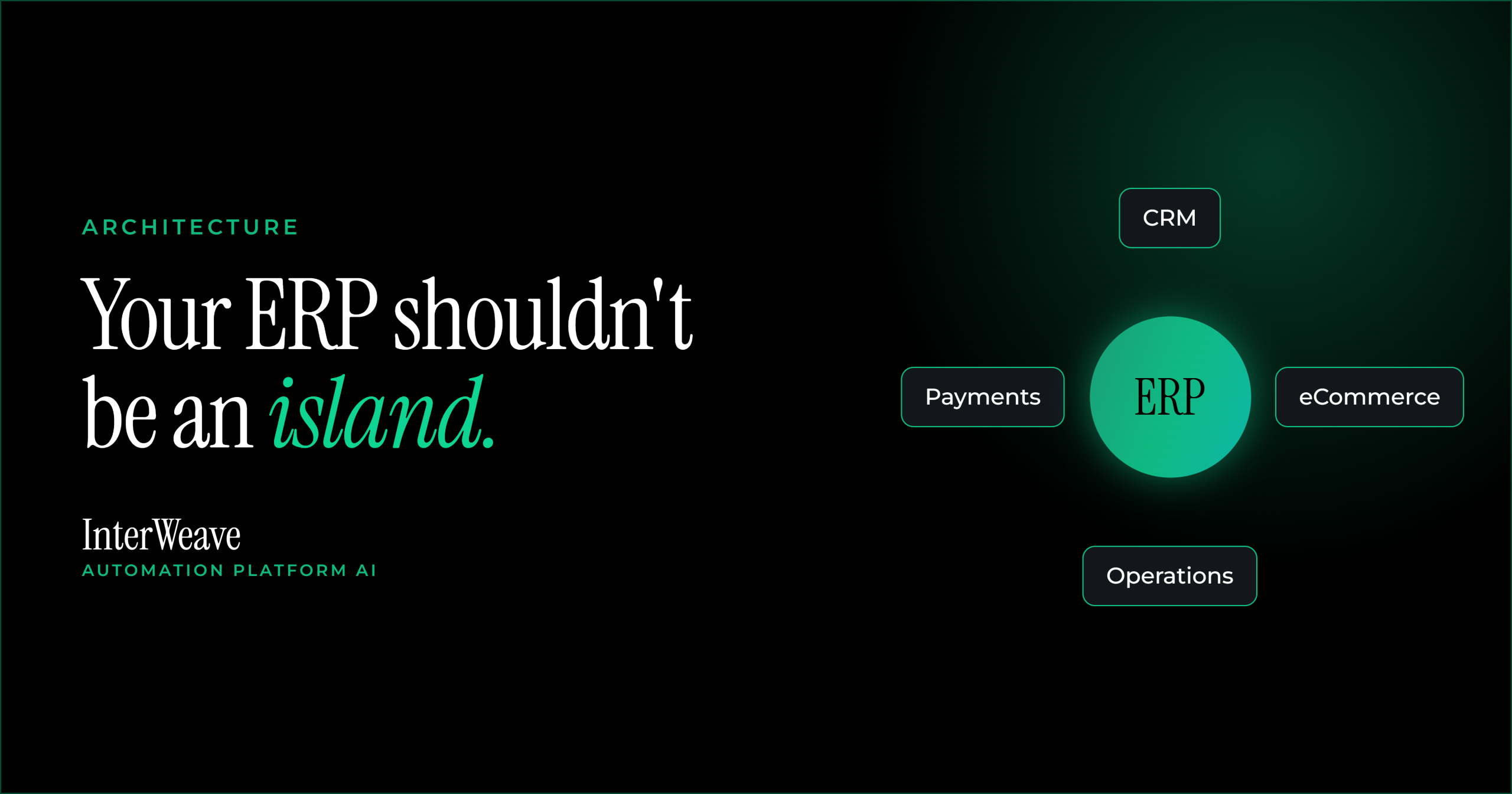 Your ERP Shouldn’t Be an Island